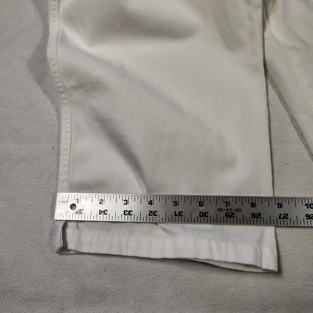 Lauren Ralph Lauren White Cotton Nautical Capri Women Size 12 Anchor Tag - Picture 7 of 16